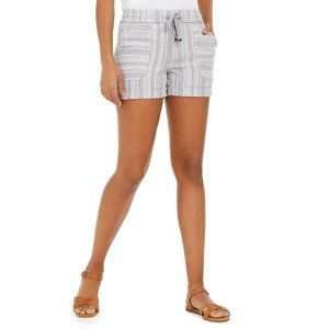 NWT Style & Co Striped Shorts Grey